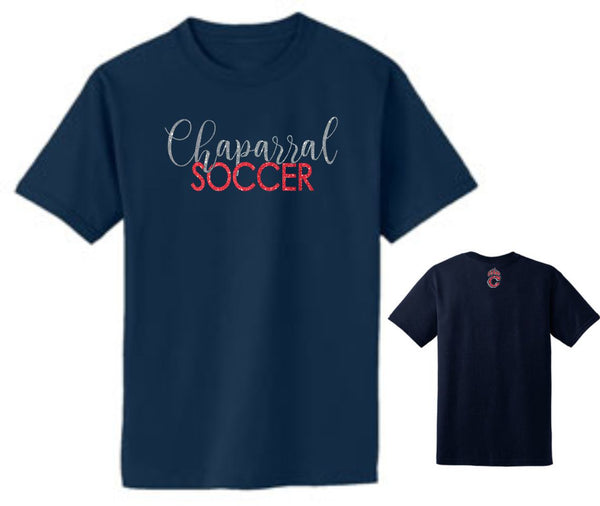 Chap Soccer Basic SCRIPT Tee- Matte or Glitter