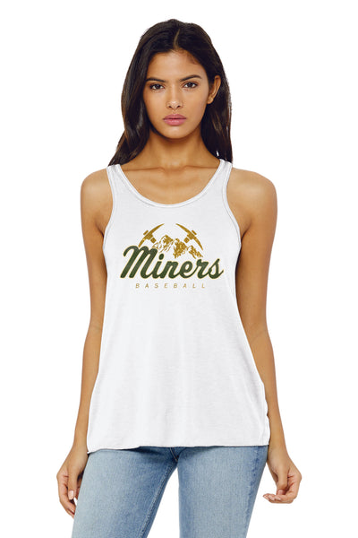 Miners Flowy Tank- 3 designs- Matte or Glitter