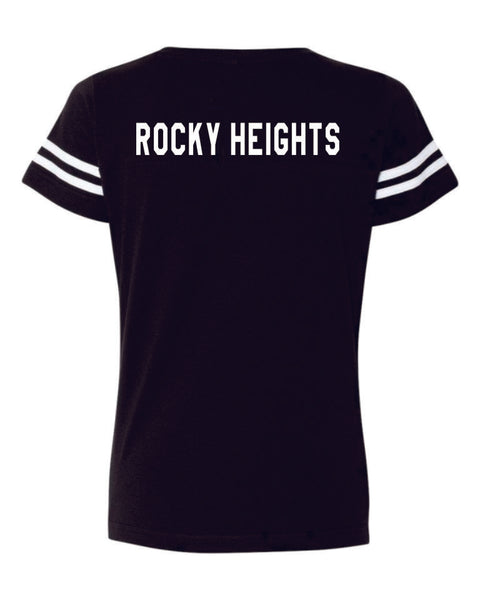 RHMS Curvy Ladies Varsity Tee- Matte or Glitter