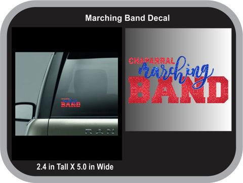 Chap Band Decal- matte or glitter