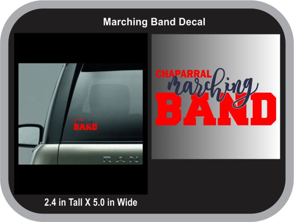 Chap Band Decal- matte or glitter