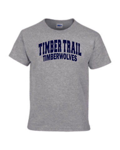 Timber Trail Basic ARC Design Tee- Matte or Glitter