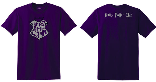 RHMS Harry Potter Club Basic Crest Tee- Matte or Glitter