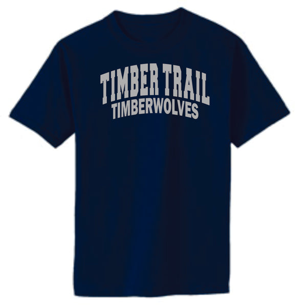 Timber Trail Basic ARC Design Tee- Matte or Glitter