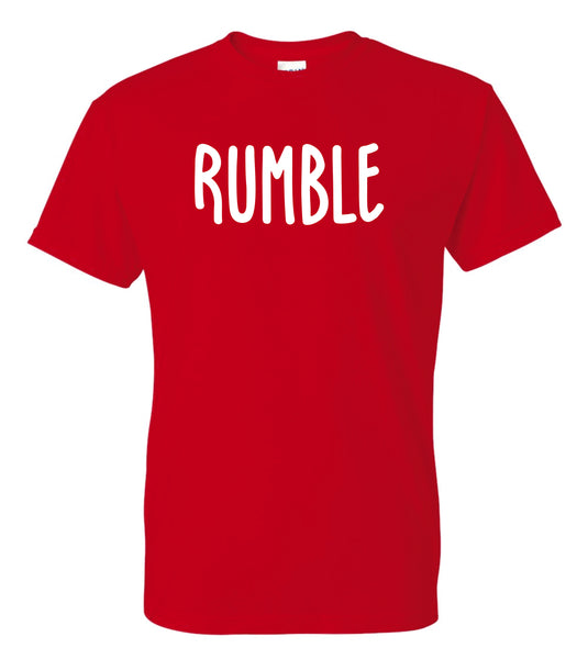 Rumble Staff Basic RUMBLE Tee- Matte or Glitter