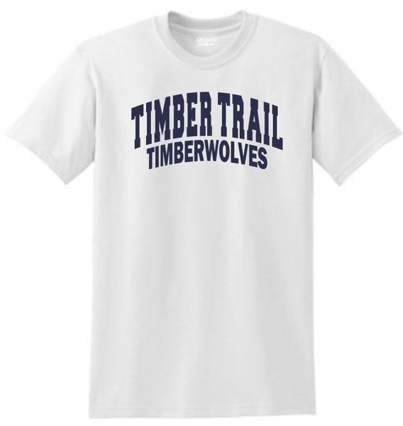 Timber Trail Basic ARC Design Tee- Matte or Glitter