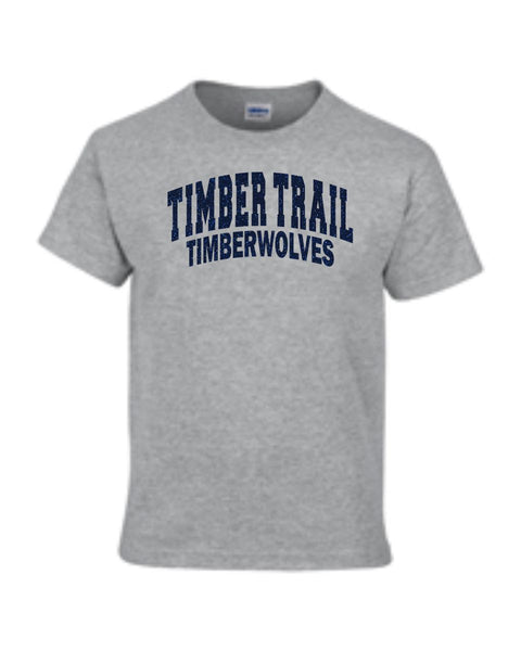 Timber Trail Basic ARC Design Tee- Matte or Glitter