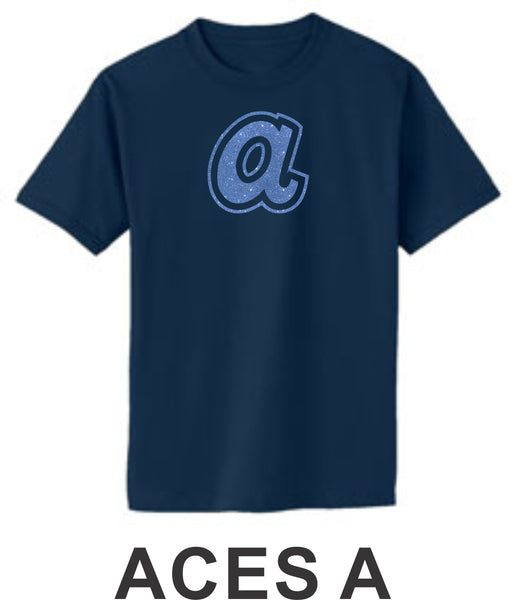 Aces Basic ACES A Tee- Matte or Glitter