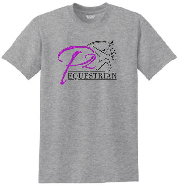 P2 Equestrian Basic Tee- Matte or Glitter