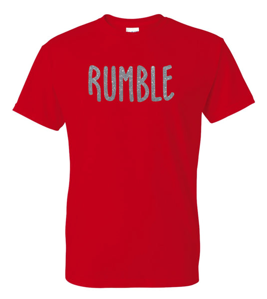 Rumble Staff Basic RUMBLE Tee- Matte or Glitter