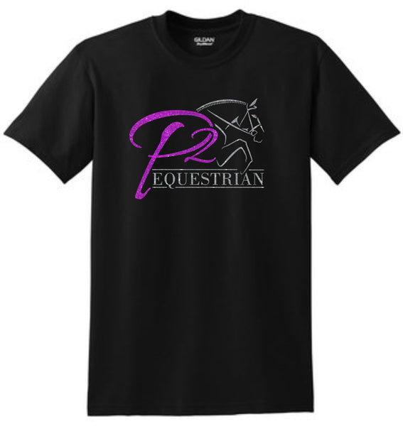 P2 Equestrian Basic Tee- Matte or Glitter