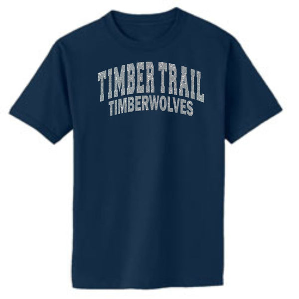Timber Trail Basic ARC Design Tee- Matte or Glitter