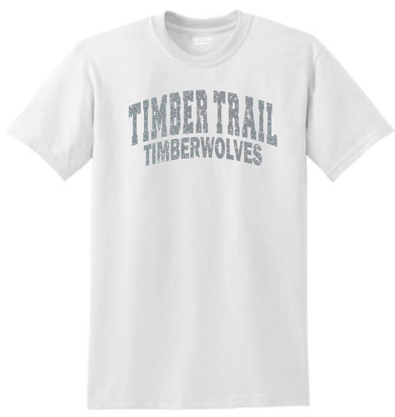 Timber Trail Basic ARC Design Tee- Matte or Glitter