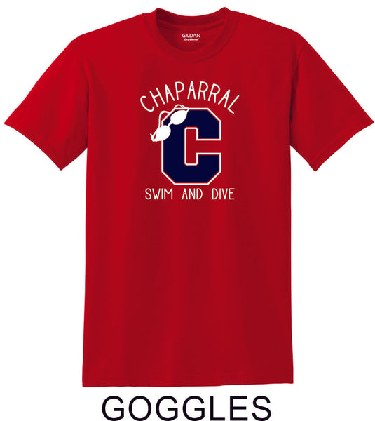 Chap Swim & Dive Goggles Basic Tee- Matte or Glitter