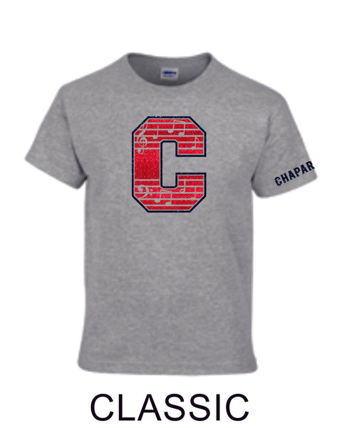 Chap Band Basic Tee- 3 Designs- Matte or Glitter