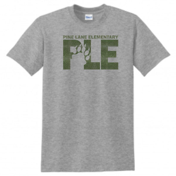 PLE Claw Design Basic Tee- Matte or Glitter