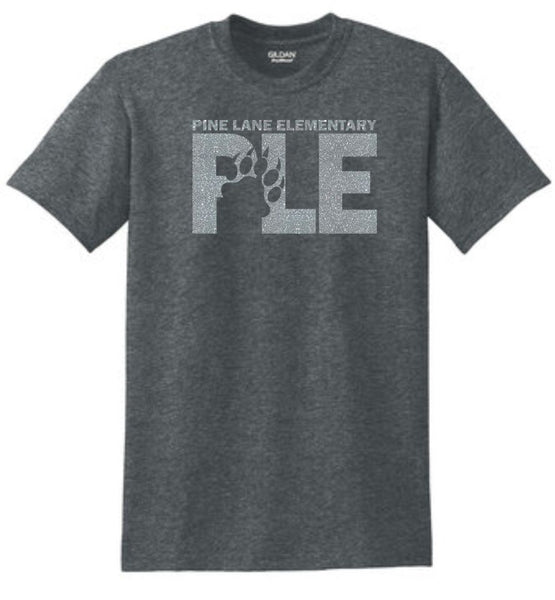 PLE Claw Design Basic Tee- Matte or Glitter