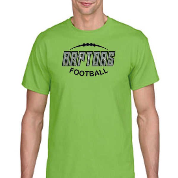 Raptors Football Football Design Basic Tee- Matte or Glitter