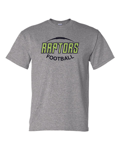 Raptors Football Football Design Basic Tee- Matte or Glitter