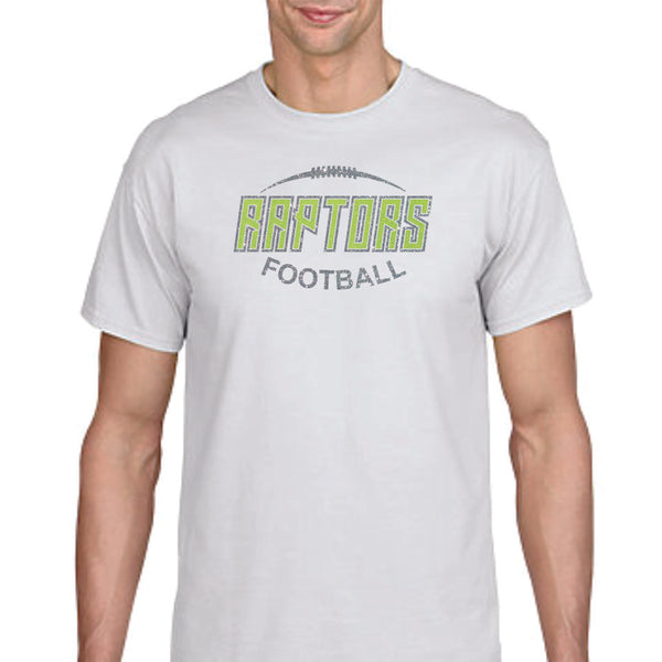 Raptors Football Football Design Basic Tee- Matte or Glitter