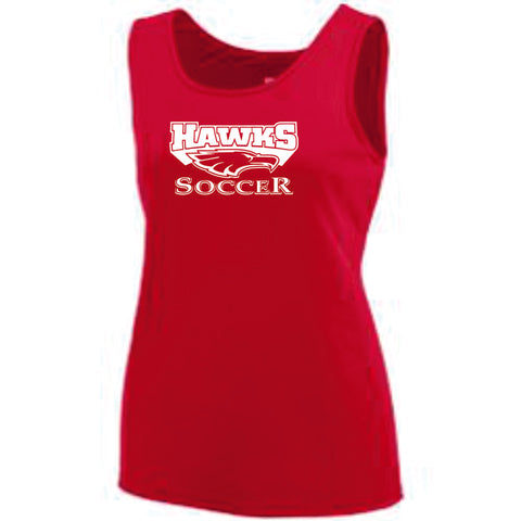 Colorado Hawks Soccer Training Tank- Girls or Ladies- Matte or Glitter