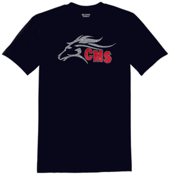 Cimarron Horse Tee - Matte or Glitter