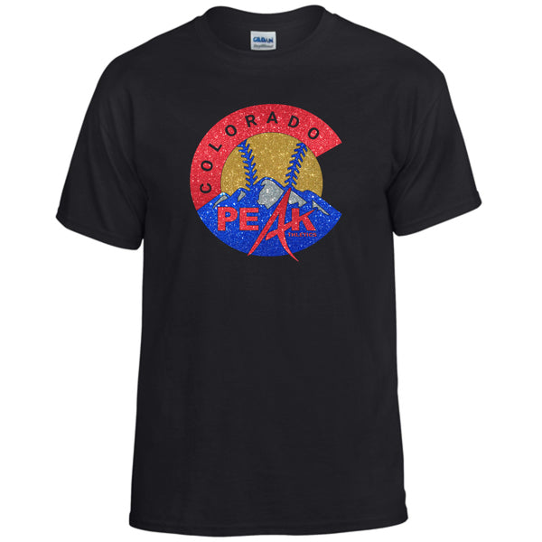 Peak Logo Basic Tee- Matte or Glitter
