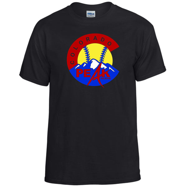 Peak Logo Basic Tee- Matte or Glitter