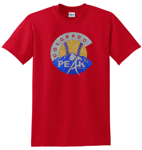 Peak Logo Basic Tee- Matte or Glitter