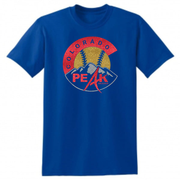 Peak Logo Basic Tee- Matte or Glitter