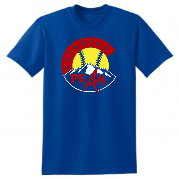 Peak Logo Basic Tee- Matte or Glitter