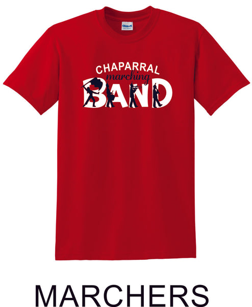 Chap Band Basic Tee- 3 Designs- Matte or Glitter