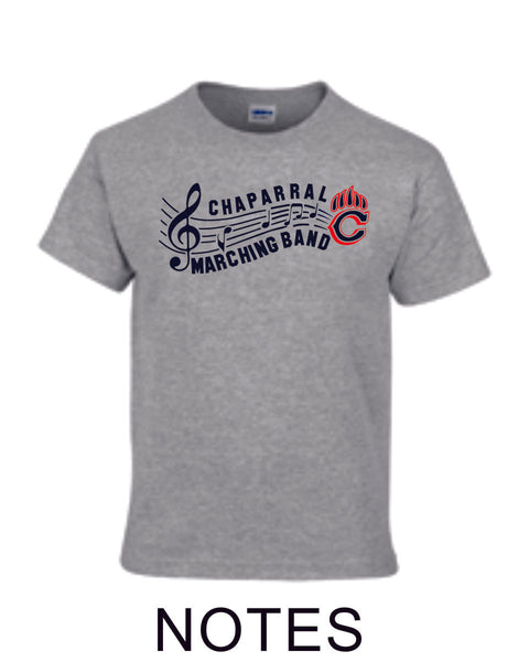 Chap Band Basic Tee- 3 Designs- Matte or Glitter