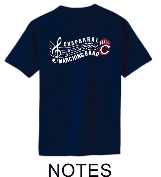 Chap Band Basic Tee- 3 Designs- Matte or Glitter