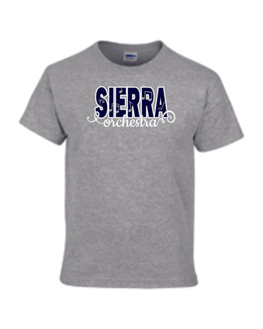 Sierra Music Basic Script Tee- Matte or Glitter