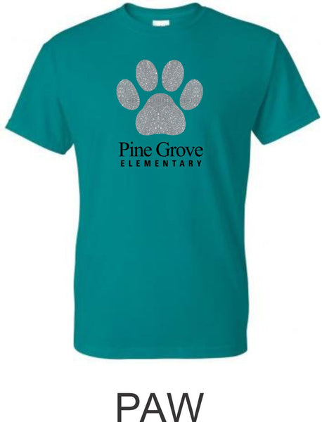 PGE Teal Basic Tee- 4 Designs- Matte or Glitter