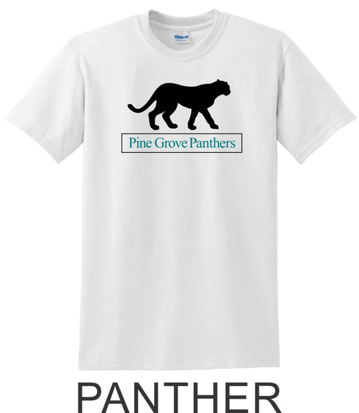 PGE White Basic Tee- 4 Designs- Matte or Glitter