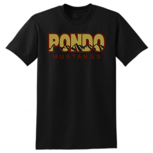 Pondo POMS Basic MOUNTAINS Tee- Matte or Glitter