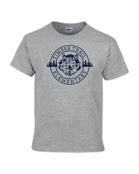 Timber Trail Basic CIRCLE Design Tee- Matte or Glitter