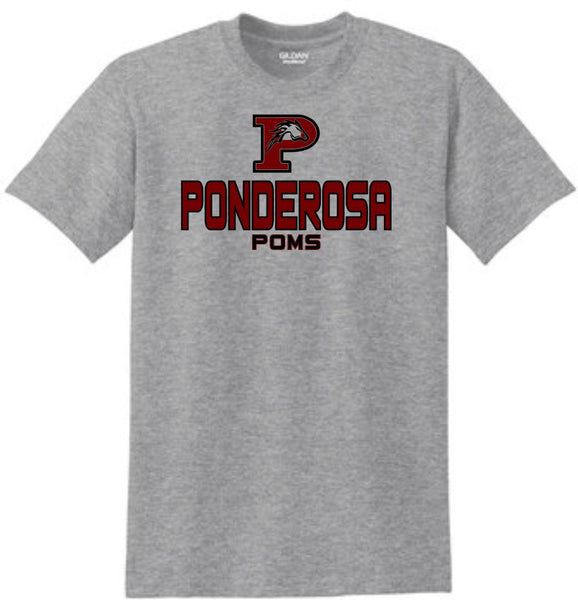 Pondo POMS Basic VARSITY Tee- Matte or Glitter
