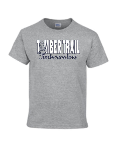 Timber Trail Basic TIMBERWOLF Design Tee- Matte or Glitter