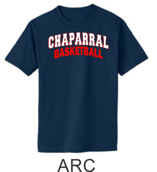 Chap Basketball Basic Tee- Matte or Glitter- 2 designs