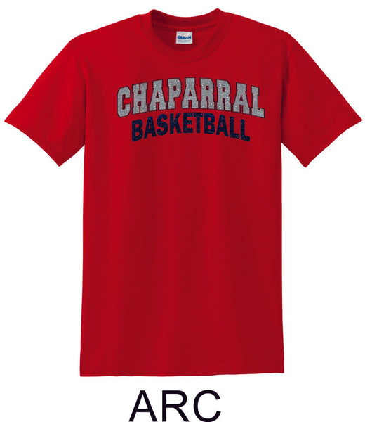 Chap Basketball Basic Tee- Matte or Glitter- 2 designs