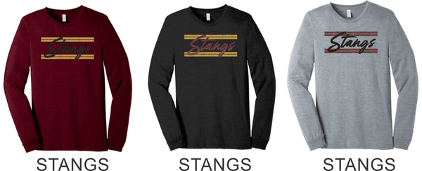 Pondo Baseball Unisex Long Sleeve Tee- 12 Designs- Matte or Glitter