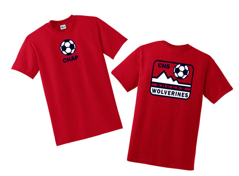 Chap Soccer Basic MOUNTAIN Tee- Matte or Glitter
