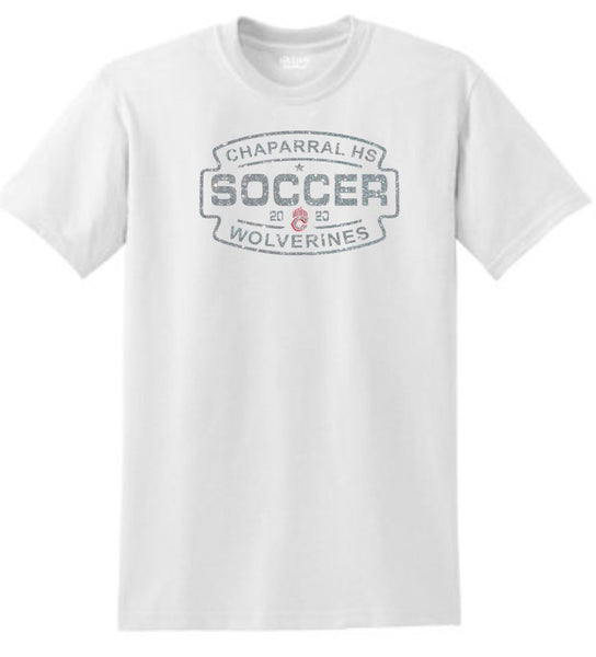 Chap Soccer Basic SOCCER Tee- Matte or Glitter