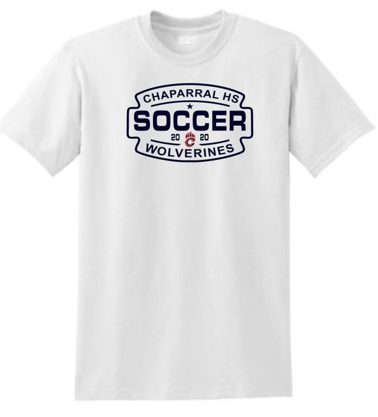 Chap Soccer Basic SOCCER Tee- Matte or Glitter