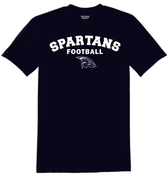 Spartans Basic COLLEGIATE design Tee- Matte or Glitter