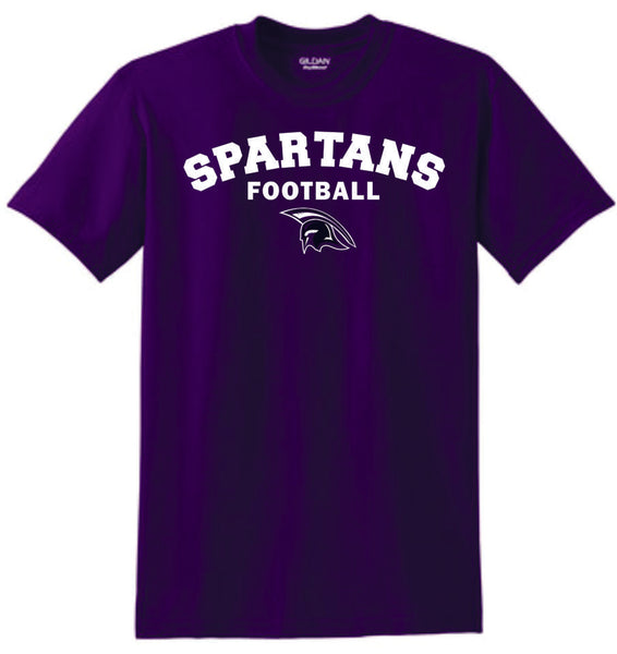 Spartans Basic COLLEGIATE design Tee- Matte or Glitter