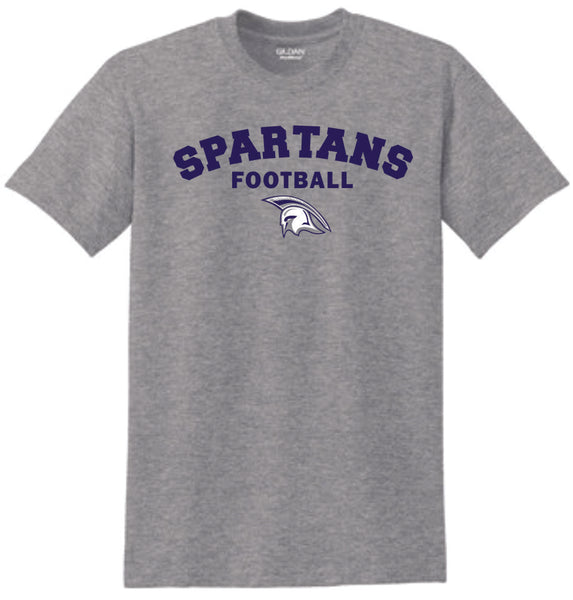 Spartans Basic COLLEGIATE design Tee- Matte or Glitter